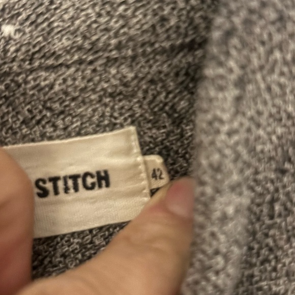 Taylor Stitch "Salt & Pepper" button-up shirt in a gray/black cotton blend - Picture 3 of 8